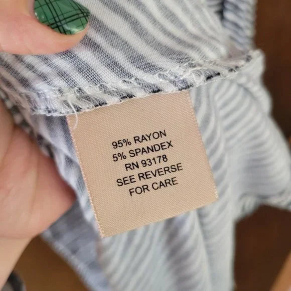 philosophy brand striped sleeveless dress women's small - Picture 4 of 5